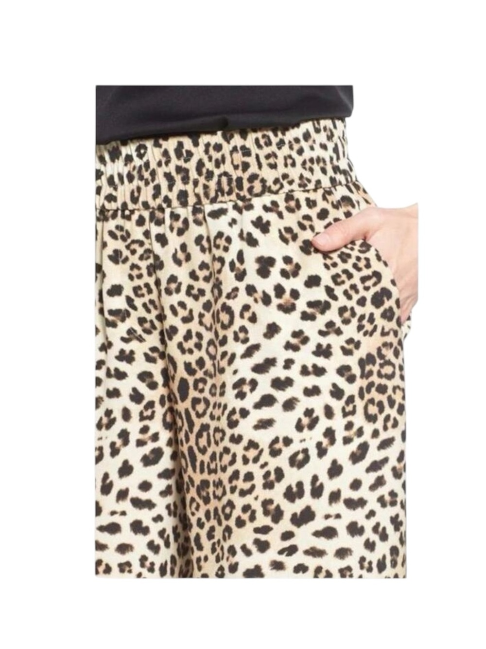 new Kobi Halperin 𑁍 Silk Leopard Print Wide Leg Pant 𑁍 Hibiscus Contrast 𑁍 M - Picture 14 of 16